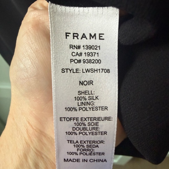 Frame Ruffled Sleeve Blouse - Picture 5 of 5